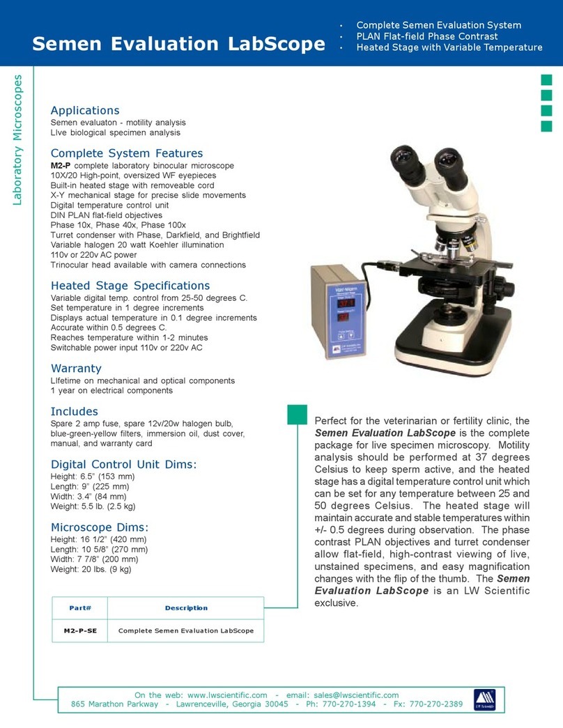 LW Scientific M2-P-SE User manual