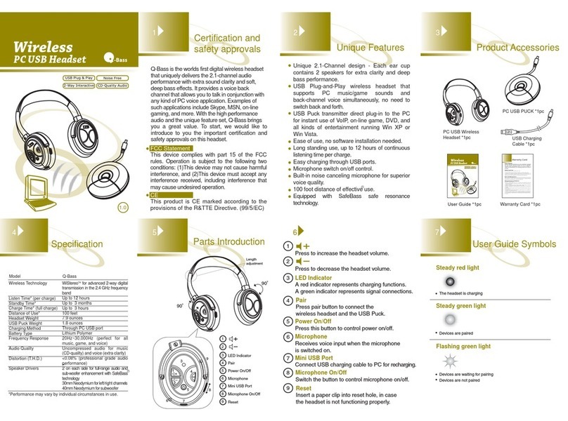 LTB Audio Systems Q-Bass-U operating instructions