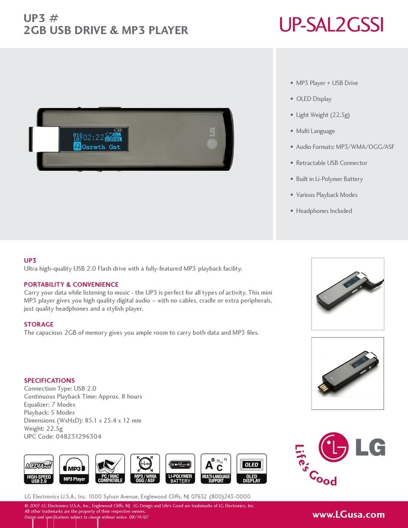 LG UP-SAL2GSSI User manual
