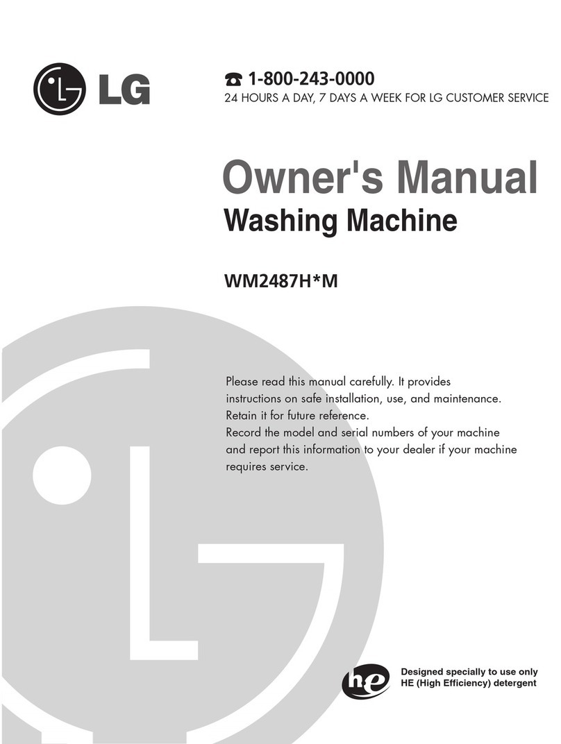 LG TROMM SteamWasher WM2487H User manual