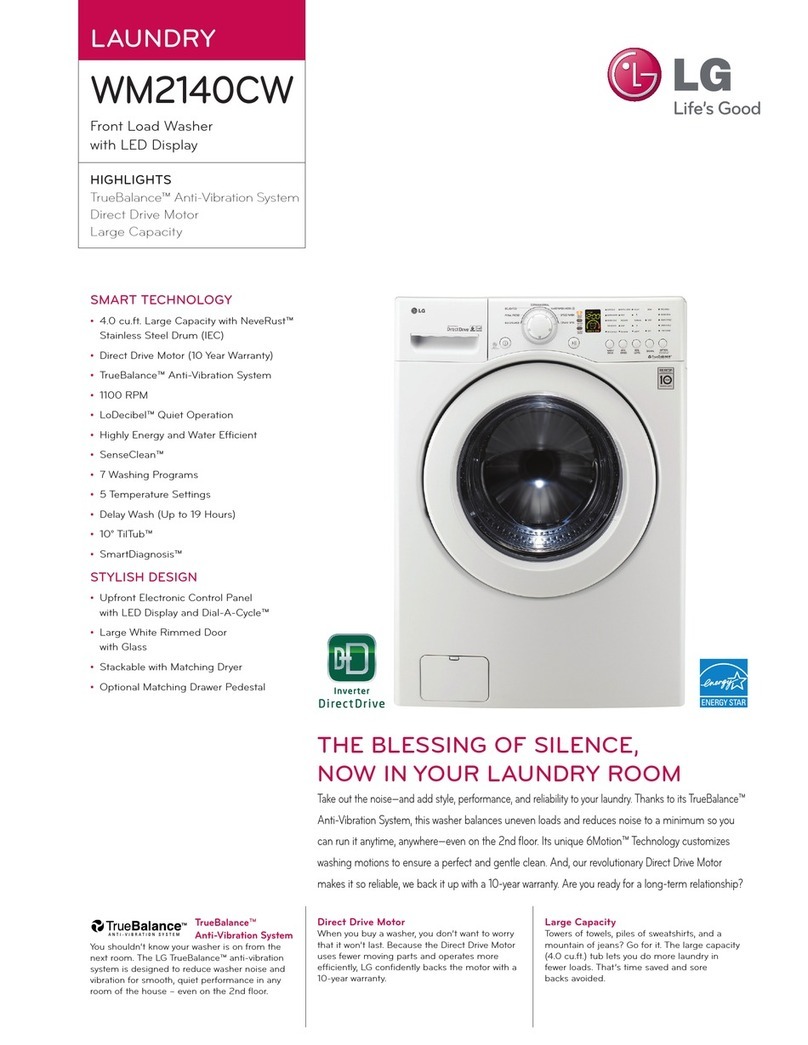 LG WM2140CW User manual