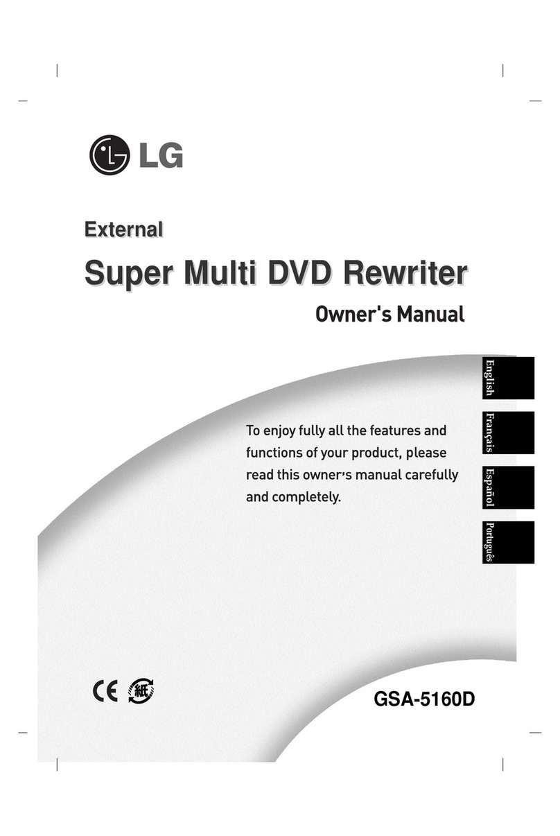 LG GSA-5160D User manual