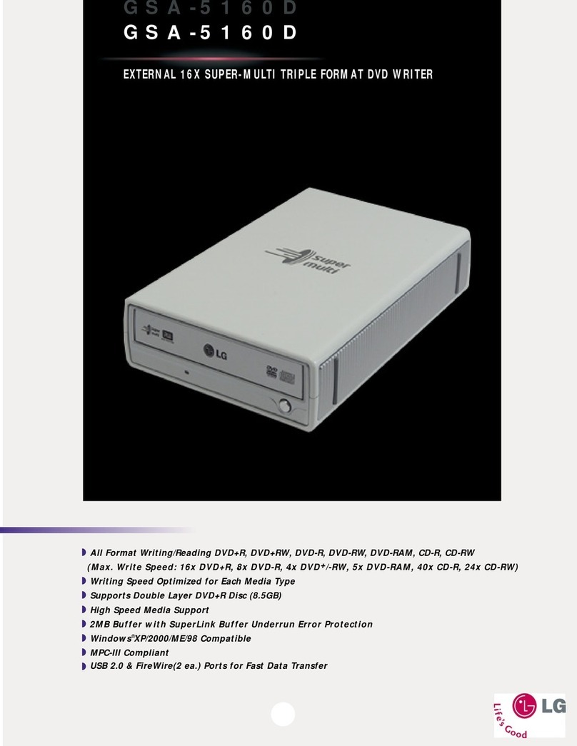 LG GSA-5160D User manual