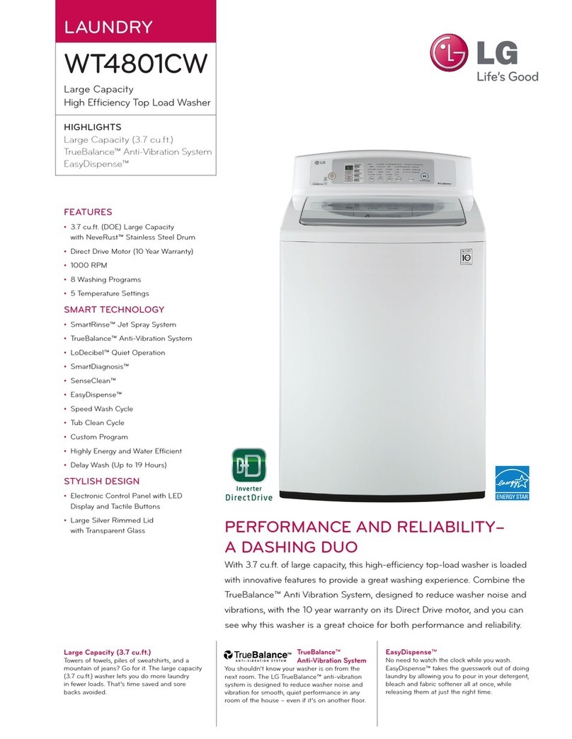 LG WT4801C User manual