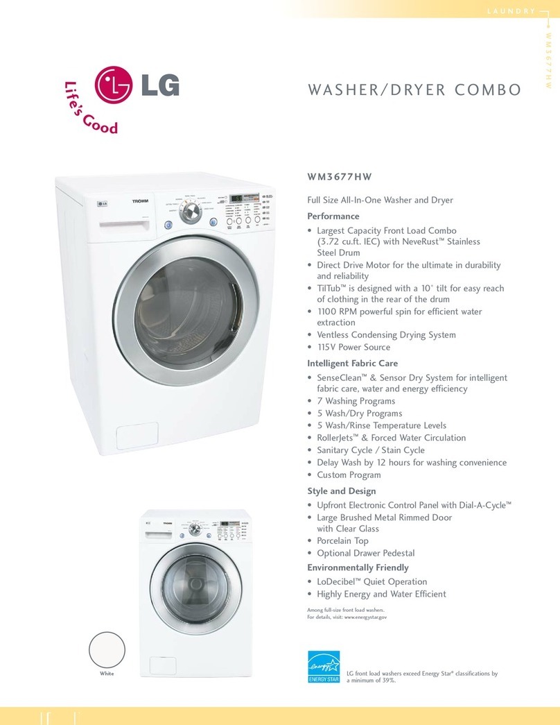 LG WM3677HW User manual