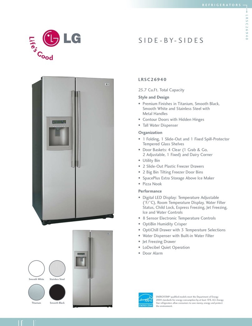 LG LRSC26940ST Specifications