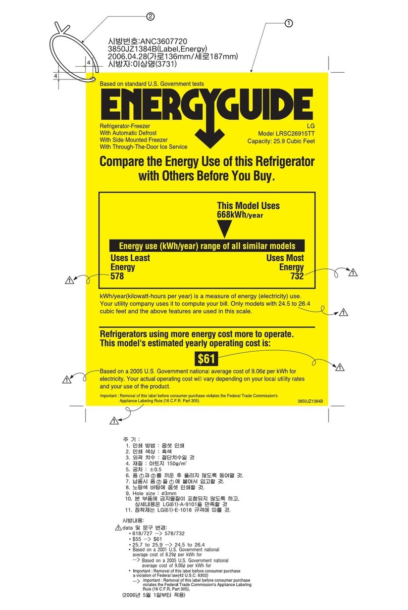 LG LRSC26915 Energy guide