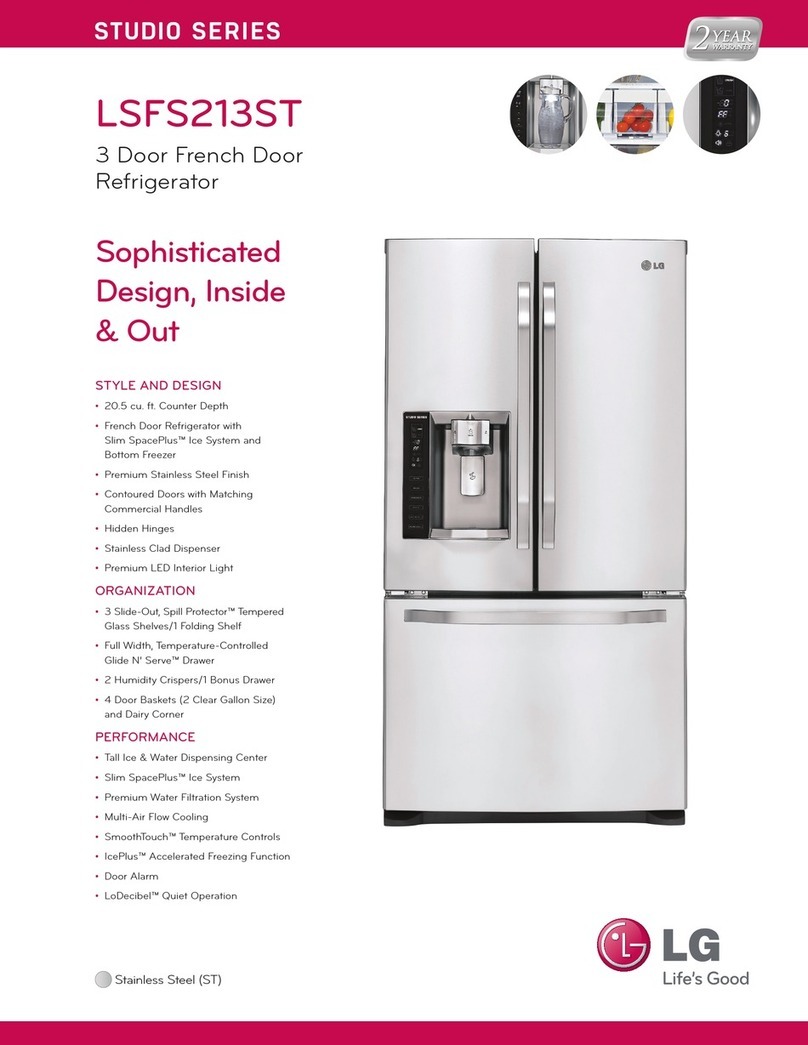 LG Studio LSFS213ST User manual LG Studio LSFS213ST User manual