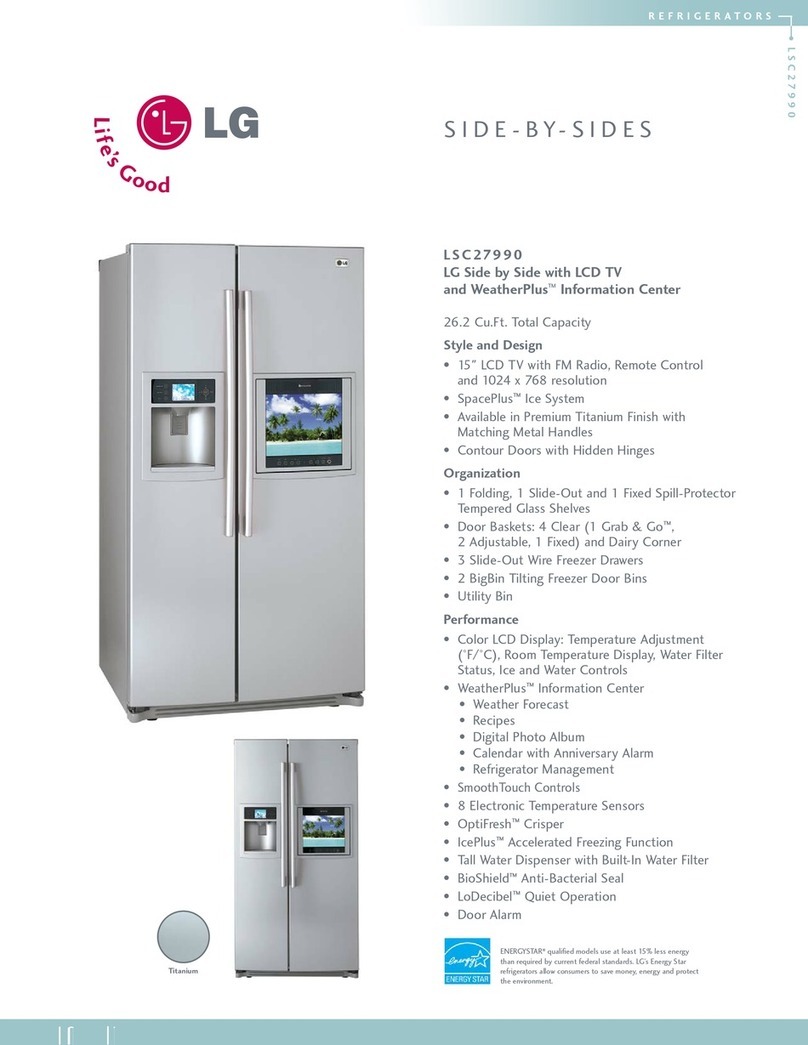 LG LSC27990TT User manual