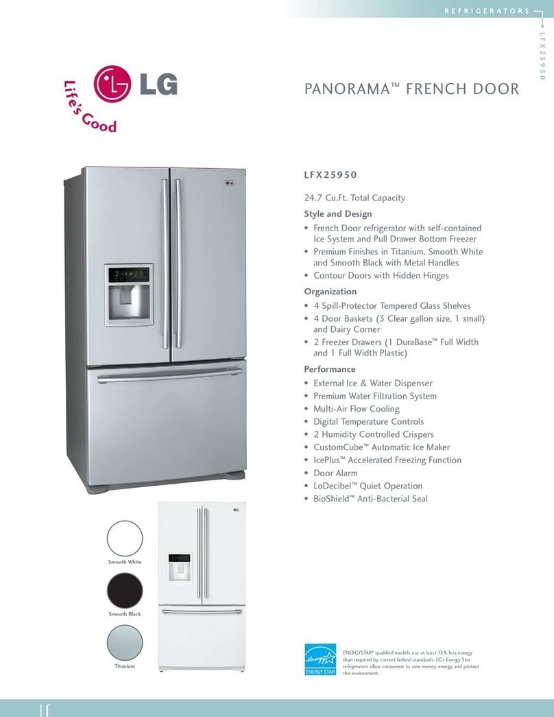 LG LFX25950 Series User manual