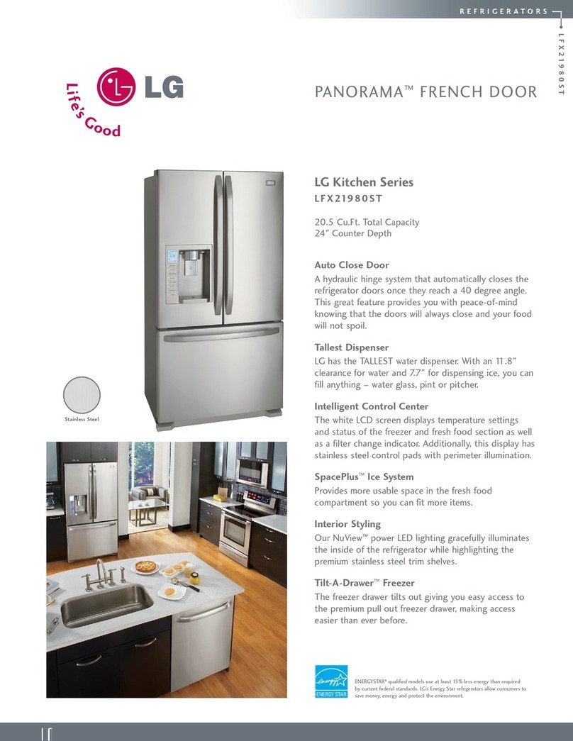LG Panorama LFX21980ST User manual
