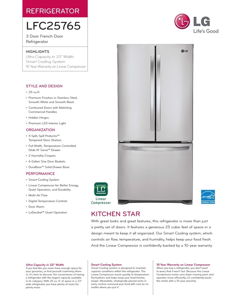 LG LFC25765 Series Specifications
