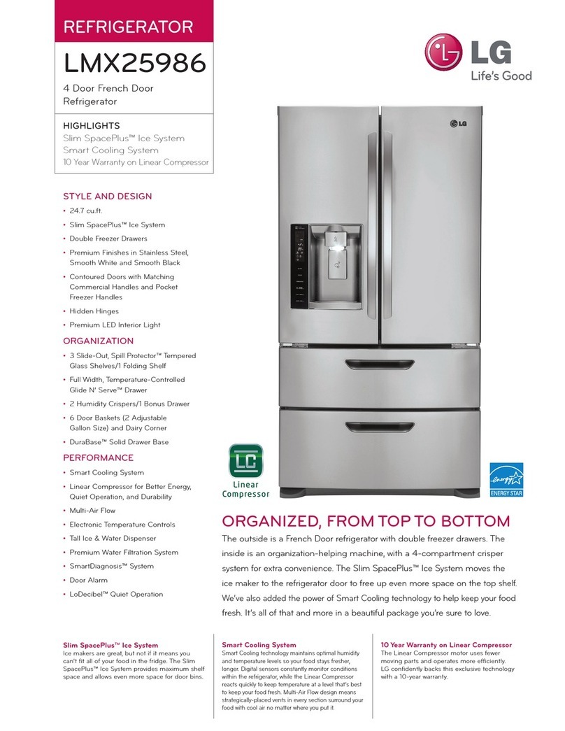 LG LMX25986 Series Specifications