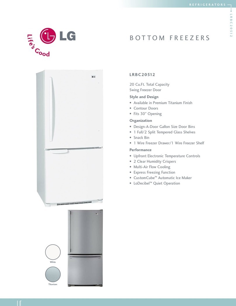 LG LRBC20512 Series Specifications