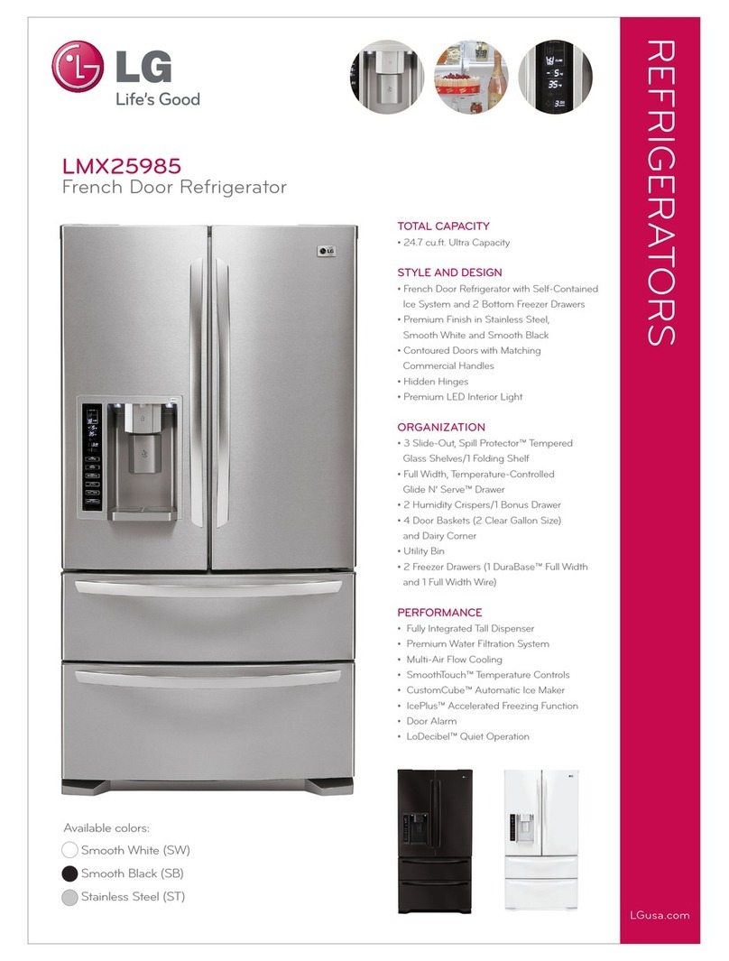 LG LMX25985 Series Specifications