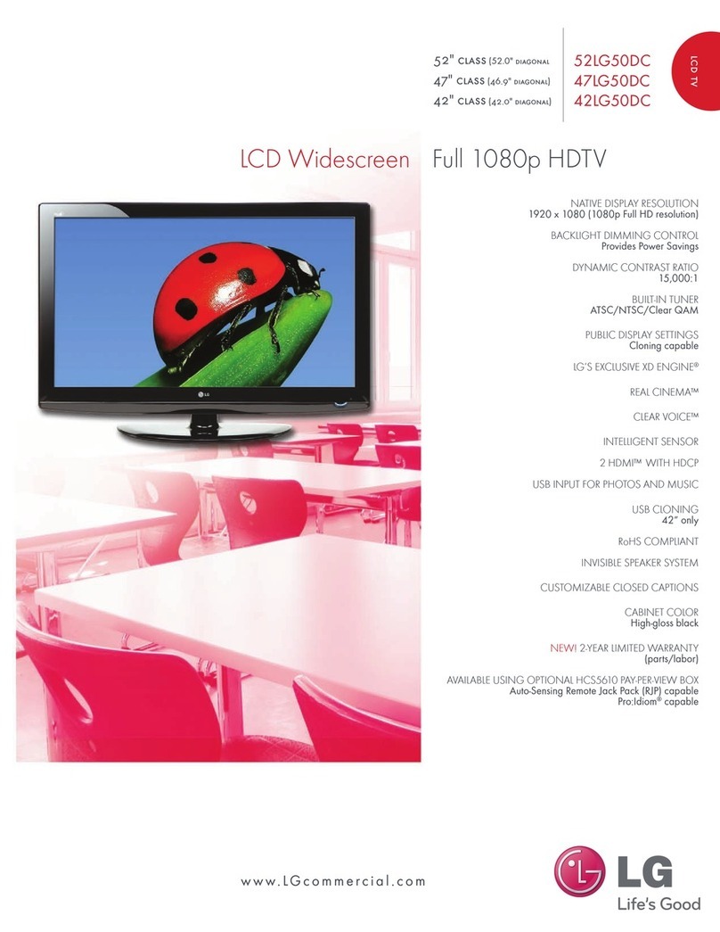 LG 42LG50DC User manual
