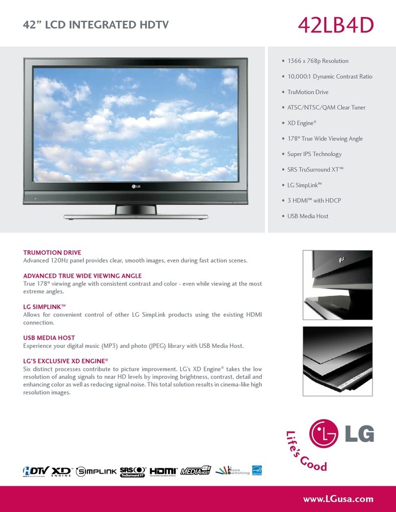 LG 42LB4D User manual