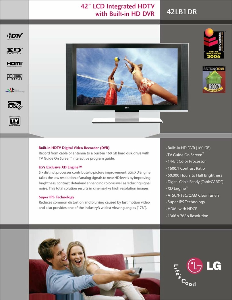 LG 42LB1DR Specifications