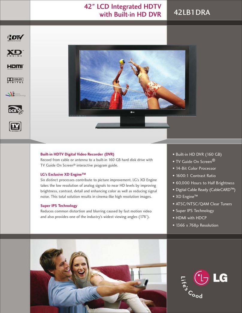 LG 42LB1DRA User manual