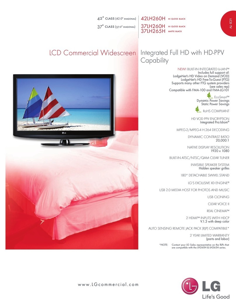 LG 37LH260H User manual