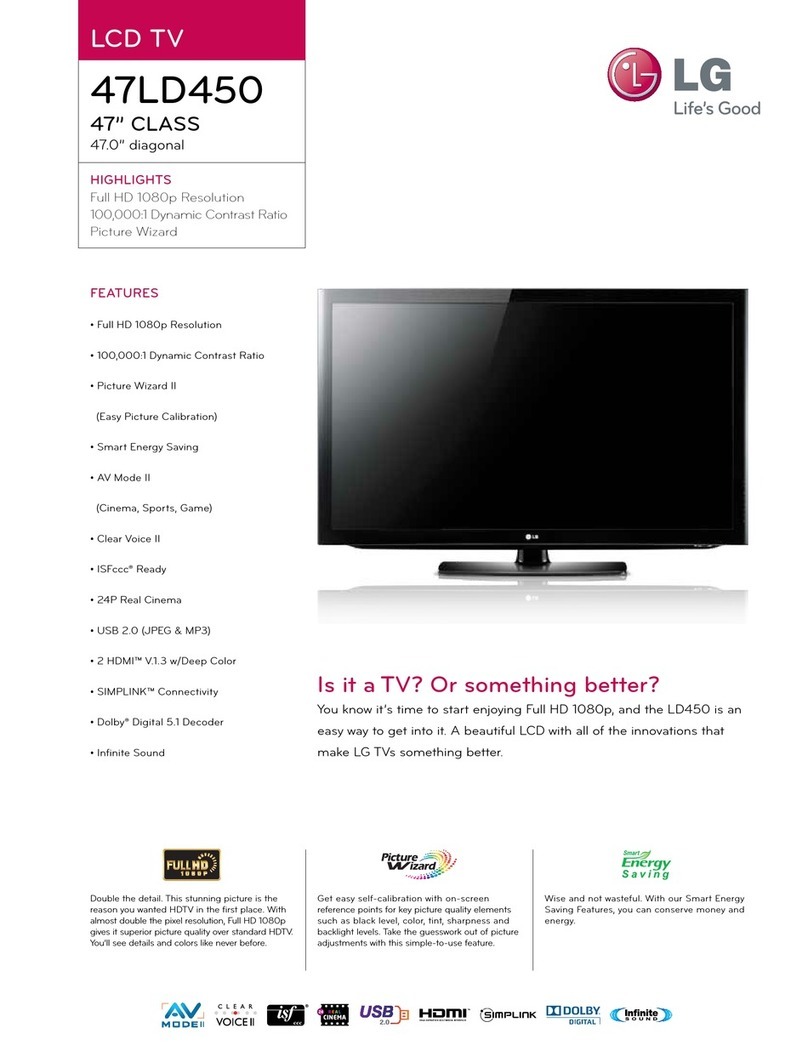 LG 47LD450 User manual