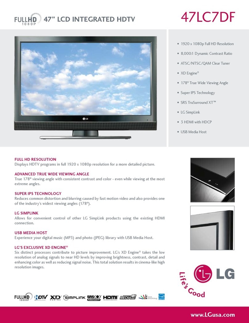 LG 47LC7DF User manual