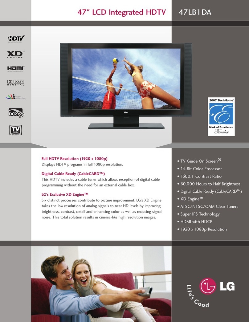 LG 47LB1DA User manual