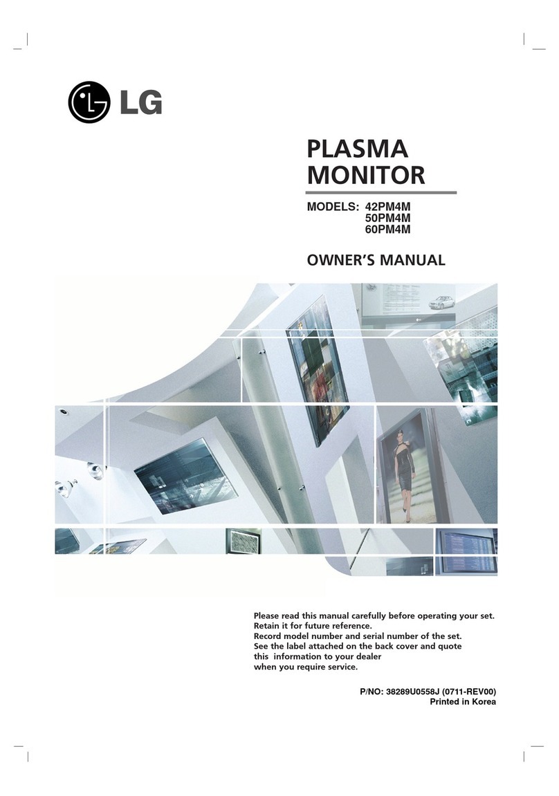 LG 42PM4M User manual