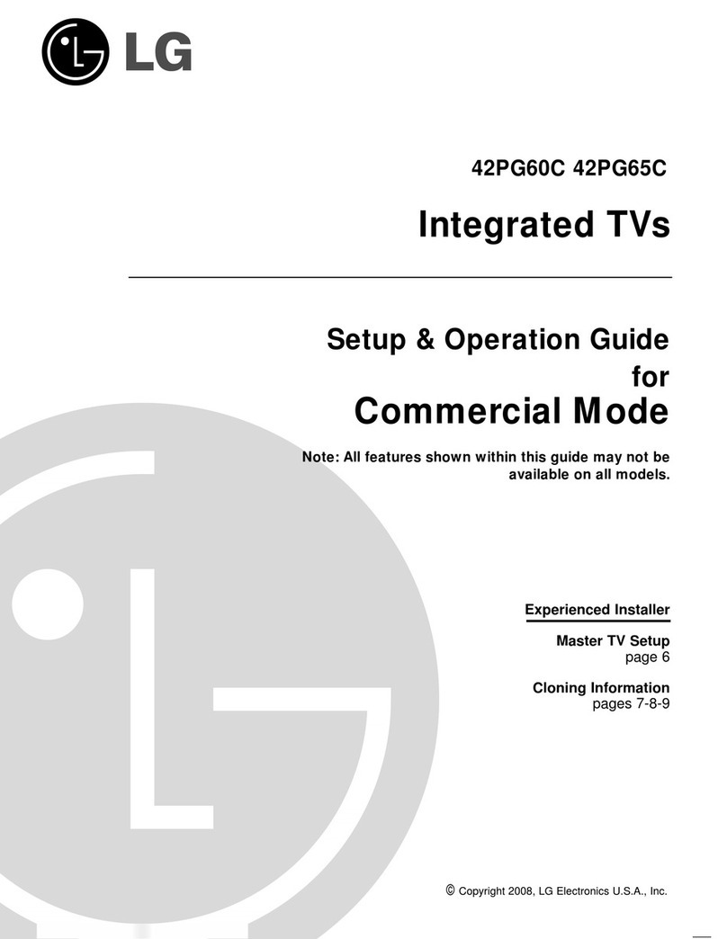 LG 42PG60C -  - 42" Plasma TV Manual instruction