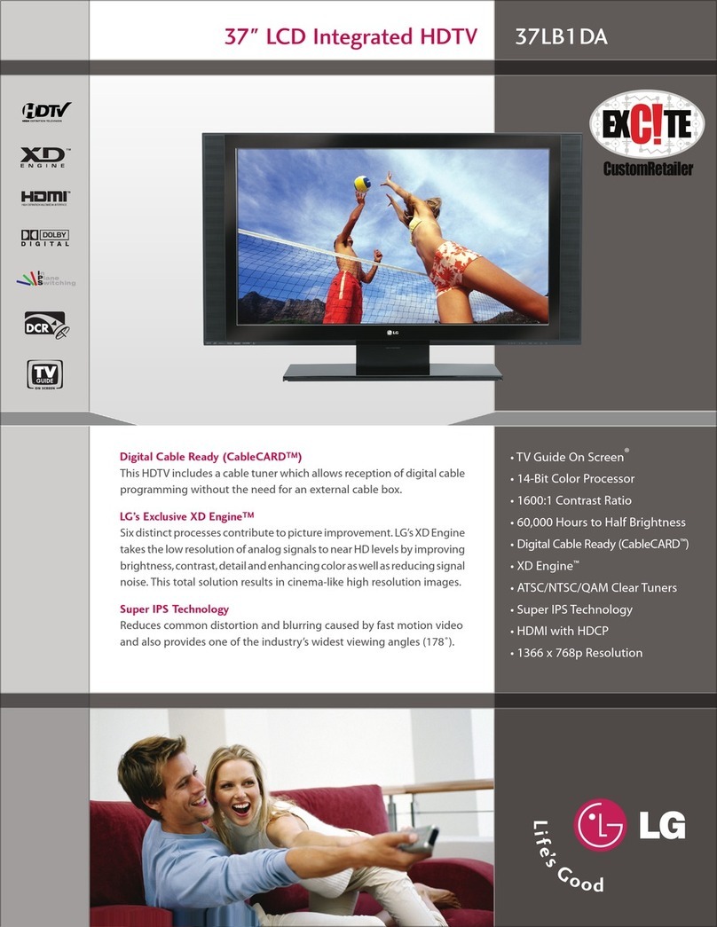 LG 37LB1DA -  - 37" LCD TV brochure