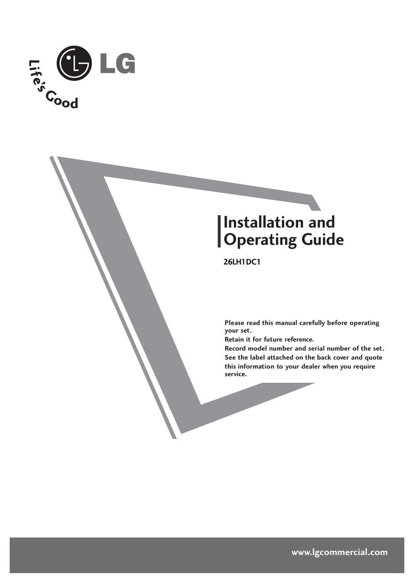 LG 26LH1DC1 Installation guide