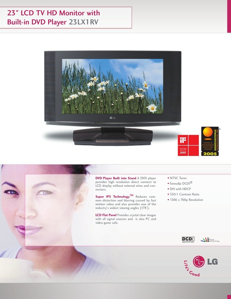 LG 23LX1RV User manual