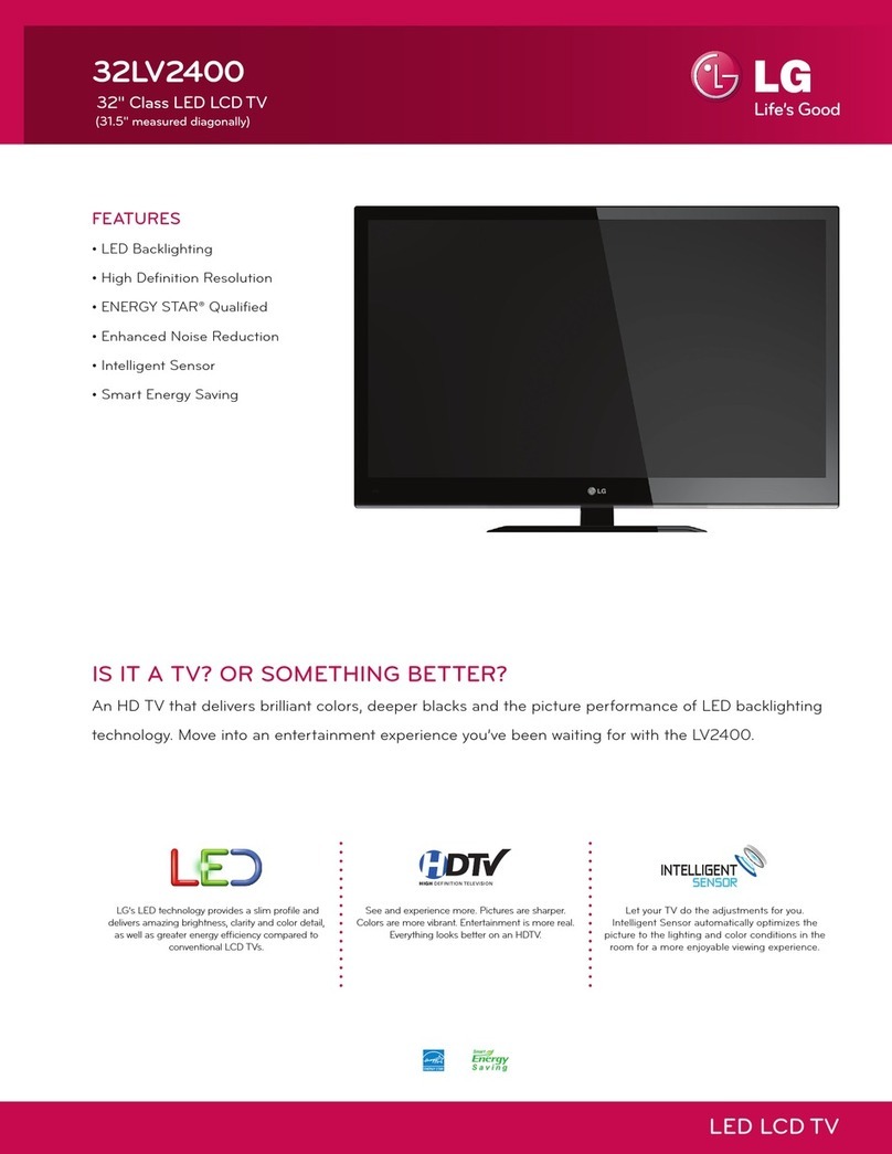 LG 32LV2400 User manual