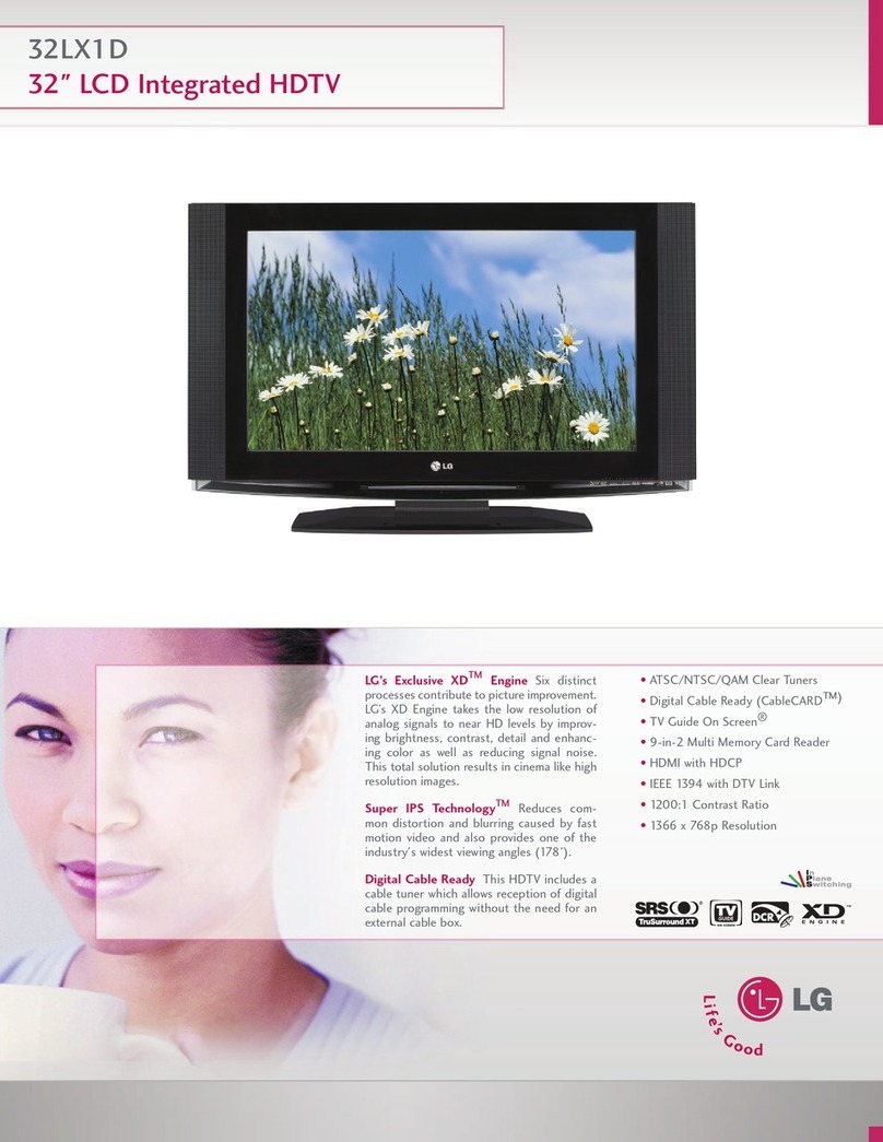 LG 32LX1D User manual
