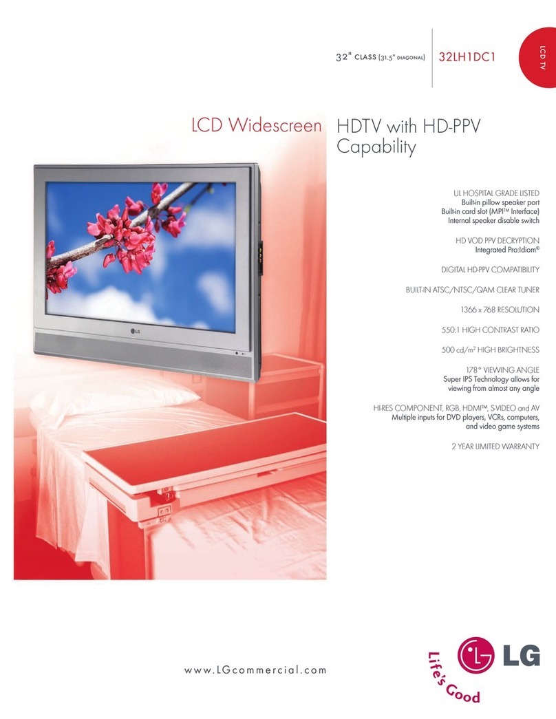 LG 32LH1DC1 -  - 32" LCD TV User manual