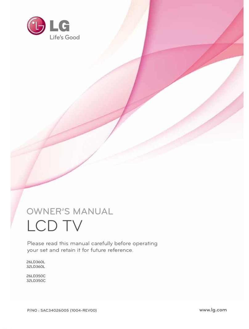 LG HealthView 32LD360L User manual