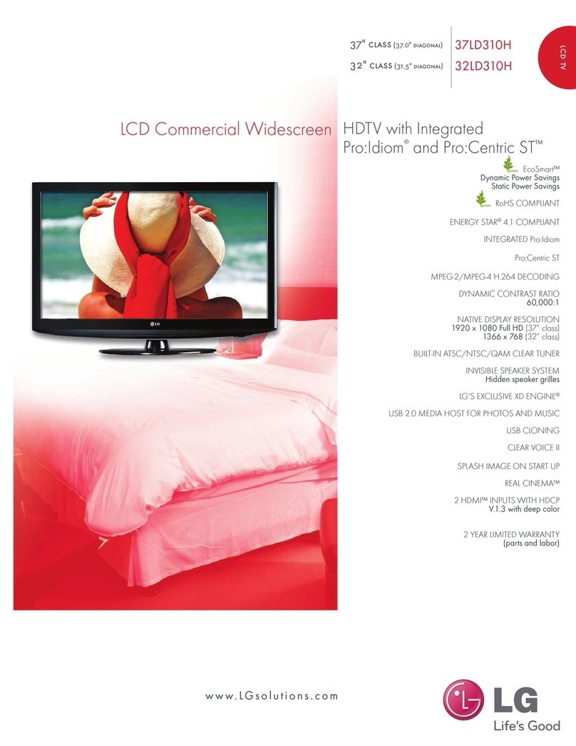 LG 32LD310H User manual