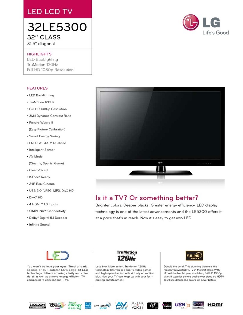 LG 32LE5300 User manual