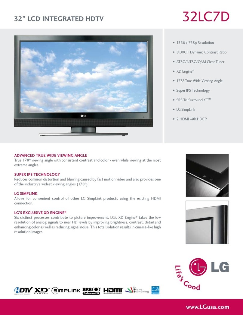 LG 32LC7D Series User manual