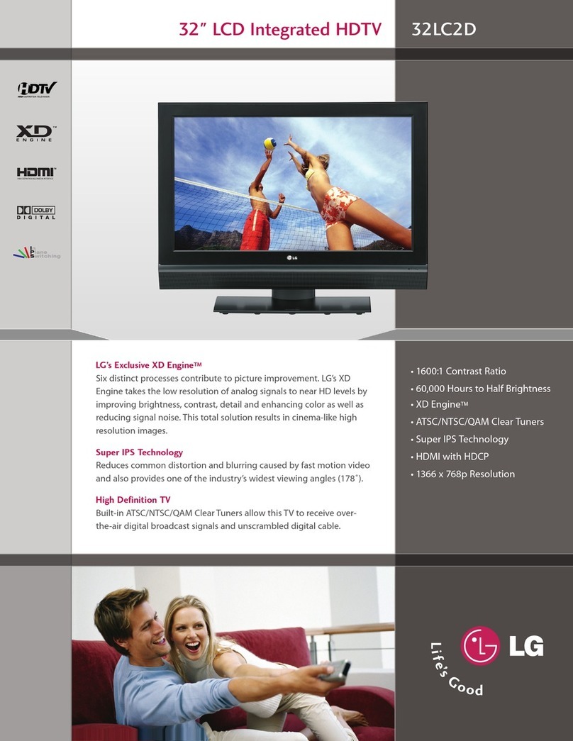 LG 32LC2D Series User manual