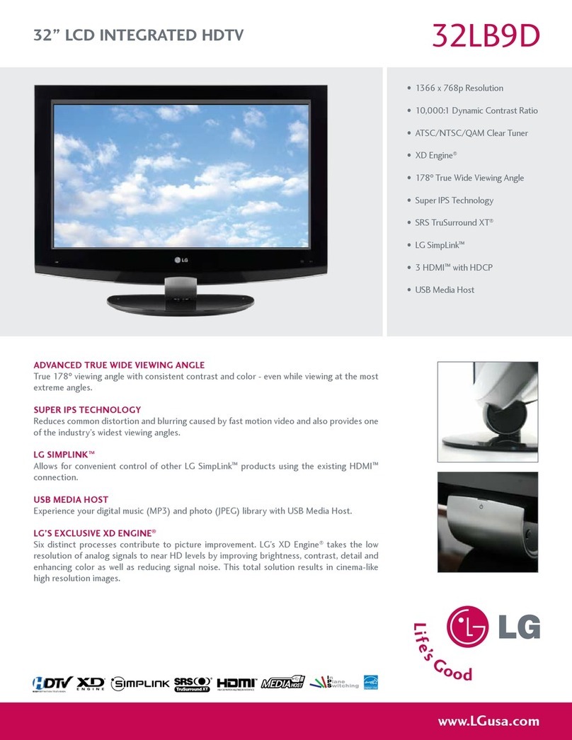 LG 32LB9D Series User manual