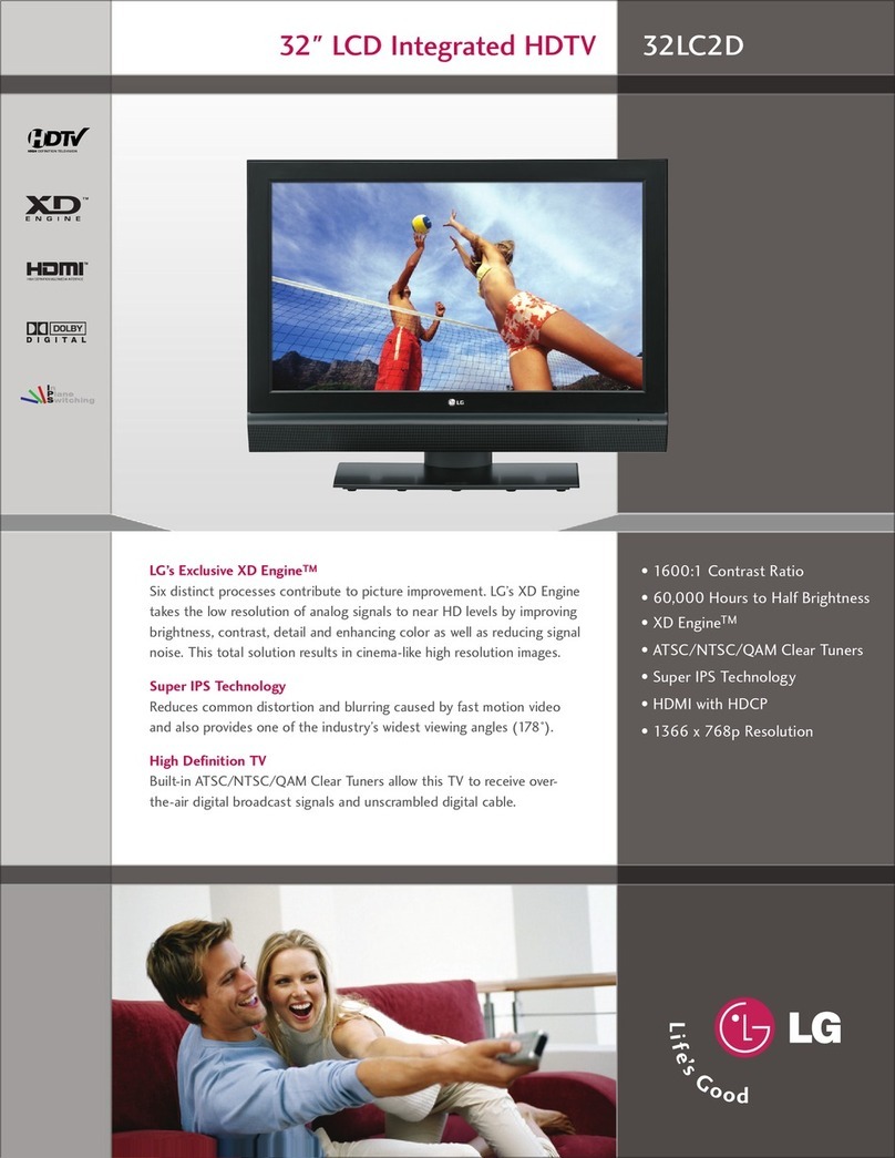 LG 32LC2D Series User manual