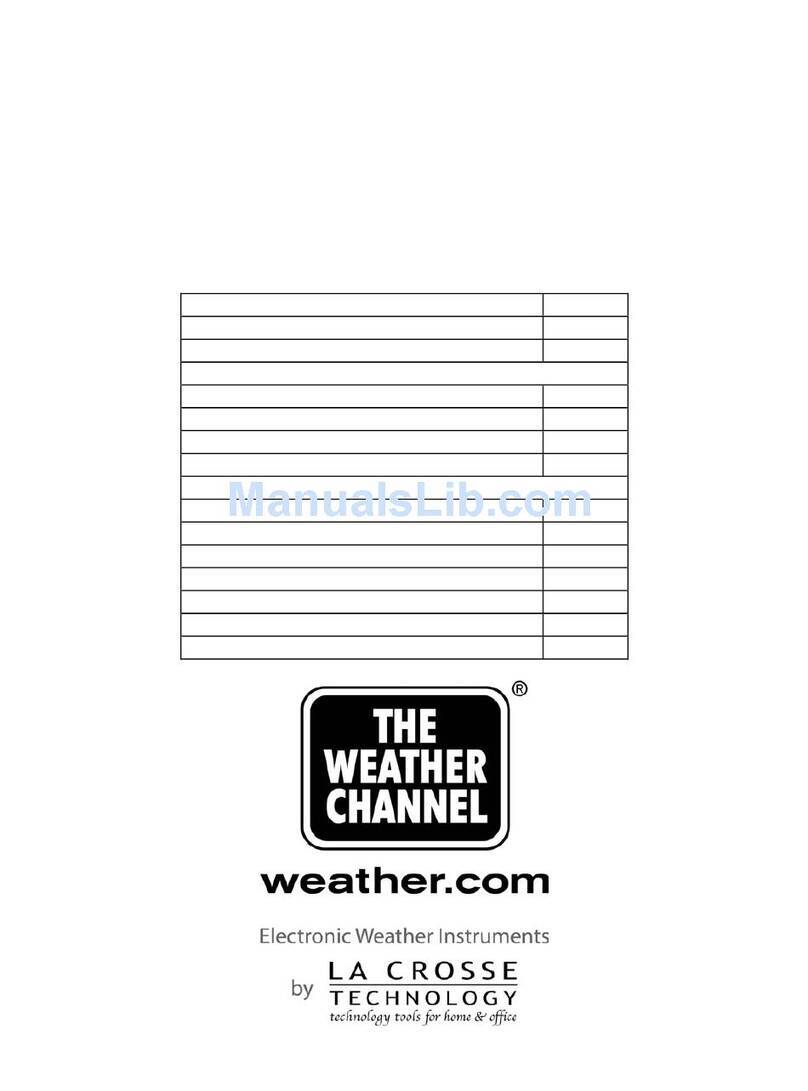 La Crosse Technology WT-3131TWC User manual