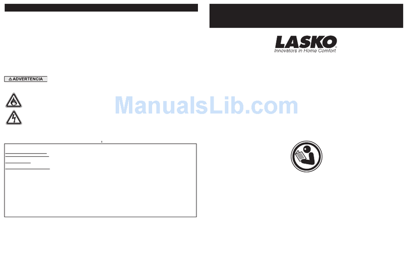 Lasko 5812 Important instructions & operating manual