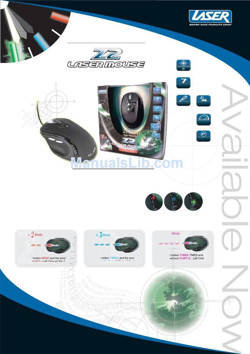 Laser GA-MOUSE2200 Specifications