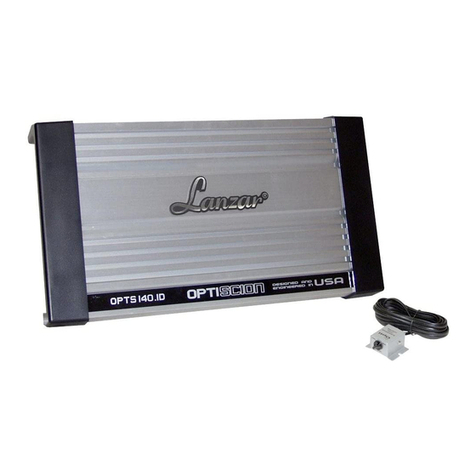 Lanzar Optidrive OPTS140.1D owner's manual