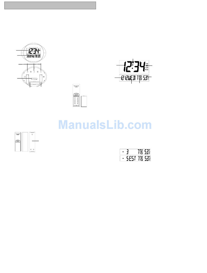 La Crosse Technology WS-8016U instruction manual