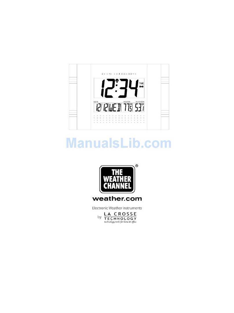 La Crosse Technology WS-8011UM-TWC instruction manual
