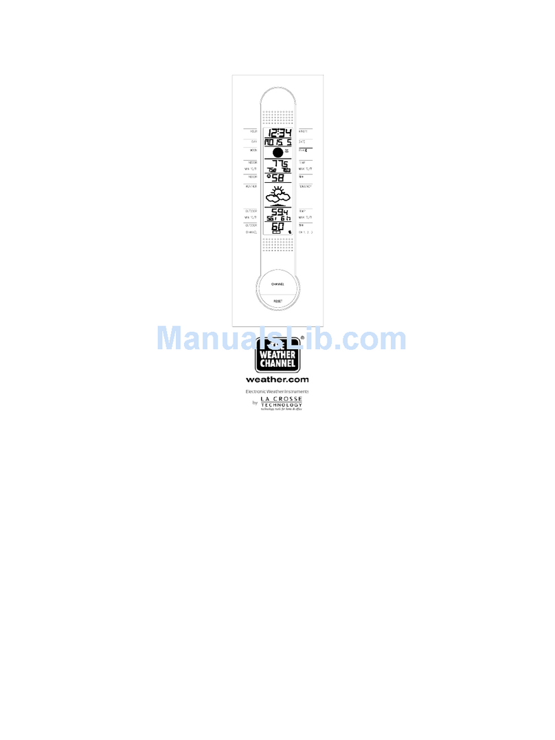 La Crosse Technology WS-7390TWC User manual La Crosse Technology WS-7390TWC User manual