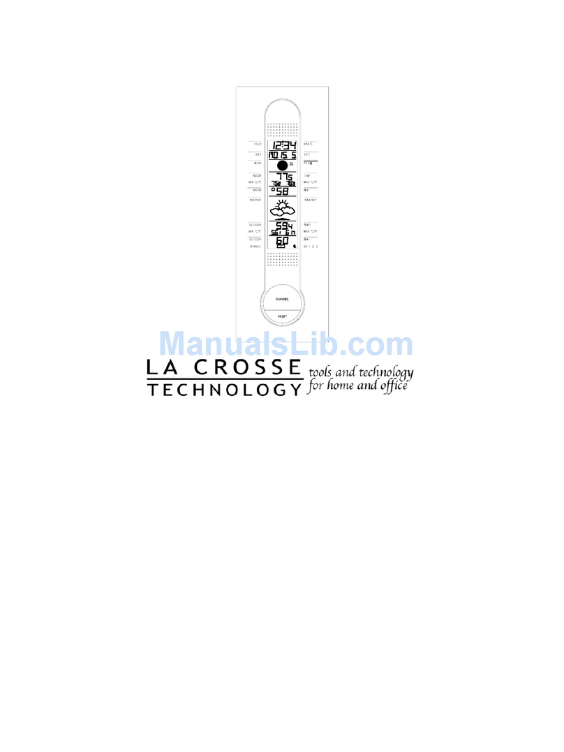 La Crosse Technology WS-7391UD User manual